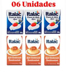 Kit Italac 3x Leite Condensado + 3 Creme Italac 395g 200g