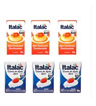 Kit Italac 3x Leite Condensado + 3 Creme Italac 395g 200g