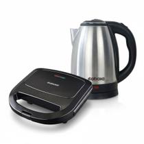 Kit Itatiaia Chaleira Elétrica 1,8L e Grill/Sanduicheira Essencial 750W Kit Itatiaia Chaleira Elétrica 1,8L e Grill/Sanduicheira Essencial 750W