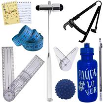 Kit Itens Fisioterapia Goniometro Martelo Buck