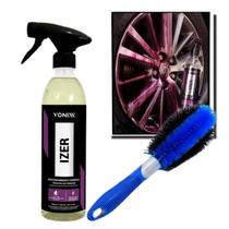 Kit Izer Vonixx 500ml + Escova Furo de Rodas - Descontaminante Ferroso