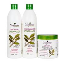 Kit Jaborandi Anti Oleosidade Maycrene ( Shamp + Cond + Másc )