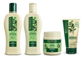 Kit Jaborandi Antiqueda Bio Extratus Jaborandi 250ml 4 itens