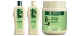 Kit Jaborandi Antiqueda TRIO 500ml Bio Extratus (shampoo/condicionador/banho de creme)