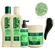 Kit Jaborandi Bio Extratus Trio 250ml +Tônico +Escova/Touca