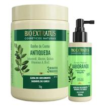 Kit Jaborandi Controle de queda 1 Banho de creme 1kg 1 Tônico capilar 100ml Kit Jaborandi Controle de queda 1 Banho de creme 1kg 1 Tônico capilar 100ml