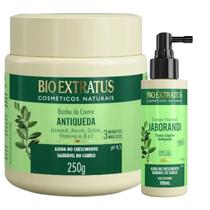 Kit Jaborandi Controle de queda 1 Banho de creme 250ml 1 Tônico capilar 100ml