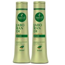 Kit Jaborandi Haskell Shampoo +Condicionador 500ml Antiqueda