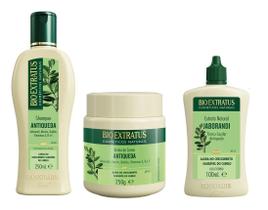 Kit Jaborandi Tratamento Antiqueda Bio Extratus 03 Produtos
