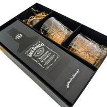 Kit Jack Daniels Nº7 1 Litro + Copos + Dosador Para Presente