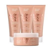 Kit Jacques Janine Blond Yourself Shampoo Condicionador 200ml Máscara 80g Creme Reconstrutor 200ml