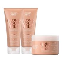 Kit Jacques Janine Blond Yourself Shampoo e Condicionador 200ml Máscara Matizadora 240g Kit Jacques Janine Blond Yourself Shampoo e Condicionador 200ml Máscara Matizadora 240g