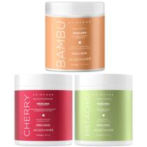 Kit Jacques Janine Cronograma 3 Máscaras Bambu + Cherry + Pistachio 400g