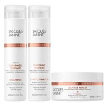 Kit Jacques Janine Damage Repair: Shampoo, Condicionador e Máscara Capilar 80g Kit Jacques Janine Damage Repair: Shampoo, Condicionador e Máscara Capilar 80g