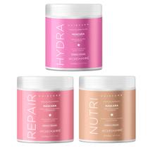 Kit Jacques Janine Hair Care Cronograma Capilar Máscaras 400g