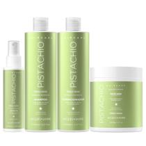 Kit Jacques Janine Hair Care Pistachio Shampoo 450ml Condicionador 440ml Máscara 400g Spray 120ml