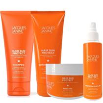 Kit Jacques Janine Hair Sun Protect Com 4 Produtos