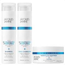 Kit Jacques Janine Hidrataçâo Profunda: Shampoo, Condicionador e Máscara Capilar 80g Kit Jacques Janine Hidrataçâo Profunda: Shampoo, Condicionador e Máscara Capilar 80g