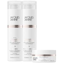 Kit Jacques Janine Power Inforcer Shampoo Sem Sal 240ml Condicionador 240ml