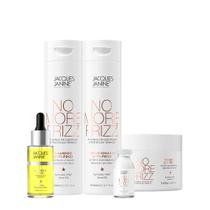 Kit Jacques Janine Professionnel No More Frizz Shampoo Condicionador Máscara Ampola e Miracle Oils Monoi (5 produtos) Kit Jacques Janine Professionnel No More Frizz Shampoo Condicionador Máscara Ampola e Miracle Oils Monoi (5 produtos)