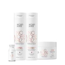 Kit Jacques Janine Professionnel No More Frizz Shampoo Condicionador Máscara e Ampola (4 produtos) Kit Jacques Janine Professionnel No More Frizz Shampoo Condicionador Máscara e Ampola (4 produtos)