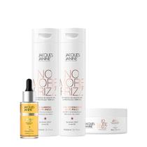 Kit Jacques Janine Professionnel No More Frizz Shampoo Condicionador Máscara P e Oils Baobab (4 produtos) Kit Jacques Janine Professionnel No More Frizz Shampoo Condicionador Máscara P e Oils Baobab (4 produtos)