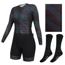 Kit Jade * Macaquinho Manga Longa + Meia + Bandana Kit Jade * Macaquinho Manga Longa + Meia + Bandana