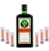 Kit jagermeister 700ml + 6 copos tubo de acrilico Kit jagermeister 700ml + 6 copos tubo de acrilico