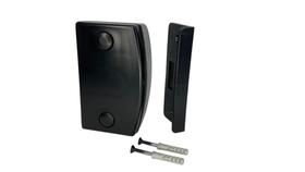 Kit Jan Puxador e Trinco 2 FLS Preto Polimero