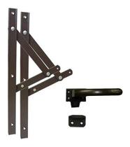 Kit Janela Maxim-ar Braço 40cm + Fecho - Em Bronze