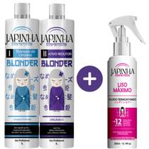 Kit Japinha Blonder 1 Litro e Protetor Térmico 300ml