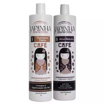 Kit Japinha Café Shampoo De 1L + Ativo De 1L Kit Japinha Café Shampoo De 1L + Ativo De 1L