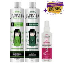 Kit Japinha Orgânica 300ml Protetor Térmico 120ml