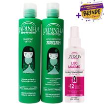 Kit Japinha Orgânica 300ml Protetor Térmico 120ml