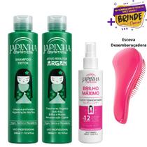 Kit Japinha Orgânica 300ml Protetor Térmico 120ml