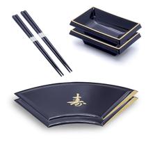 Kit Japonês Oriental Para 2 Pessoas Sushi Sashimi