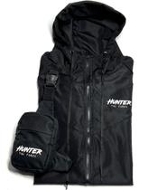 Kit Jaqueta Corta Vento Básica Repelente Unissex + Shoulder Bag - HUNTER