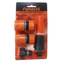 Kit Jardim 4 peças Engate Rápido com Esguicho Famastil Kit Jardim 4 peças Engate Rápido com Esguicho Famastil