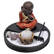 Kit Jardim Buda Zen Redondo Preto - Não Falo - Escolha A Cor Kit Jardim Buda Zen Redondo Preto - Não Falo - Escolha A Cor