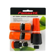 Kit Jardim Famastil Esguicho + 2 Engate Rápido + Conexão Blister Kit Jardim Famastil Esguicho + 2 Engate Rápido + Conexão Blister