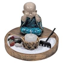 Kit Jardim Zen Buda Não Vejo Rose Verde Vermelho Laranja Etc