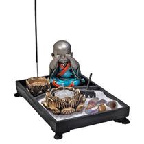 Kit Jardim Zen Preto De Monge Budinha Não Falo/Vejo/Escuto Kit Jardim Zen Preto De Monge Budinha Não Falo/Vejo/Escuto