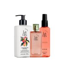 Kit Jardin Nectarina Ciclo Loção, Body Splash e Deo Colônia Kit Jardin Nectarina Ciclo Loção, Body Splash e Deo Colônia