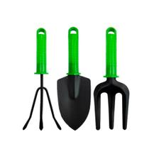 KIT JARDINAGEM 3 PÇS - Rastelo - Garfo - Pá KIT JARDINAGEM 3 PÇS - Rastelo - Garfo - Pá