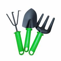 Kit Jardinagem 3 Peças Ferramentas De Mão Para Jardim