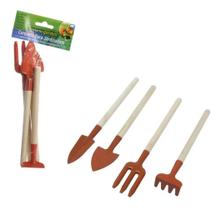 Kit Jardinagem 4 Peças Western Pá Garfo Rastelo Para Jardim Kit Jardinagem 4 Peças Western Pá Garfo Rastelo Para Jardim