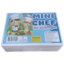Kit Jardinagem Infantil Criança Completo Brinquedo Educativo Mini Chef Kit Jardinagem Infantil Criança Completo Brinquedo Educativo Mini Chef