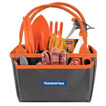 Kit Jardinagem presente Tramontina com Bolsa de Lona 13 Peças Jardim