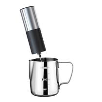 Kit Jarra Barista Inox 350ml + Mini Misturador Mixer A Pilha Kit Jarra Barista Inox 350ml + Mini Misturador Mixer A Pilha