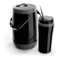 Kit Jarra e Copo Termico com Bomba Inox Matte Chá Terere Kit Jarra e Copo Termico com Bomba Inox Matte Chá Terere